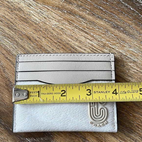 Coach Slim Card Case In Signature Canvas With Coach Patch - Picture 10 of 11